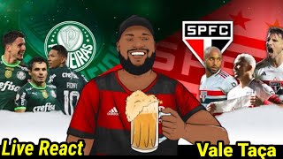 REACT AO VIVO PALMEIRAS 02X40 SÃO PAULO l SOBERANO CAMPEÃO NOS PÊNALTIS [upl. by Gloriana]