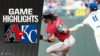 Dbacks vs Royals Game Highlights 72424  MLB Highlights [upl. by Acirtap591]