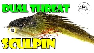 Fly Tying Tutorial Dual Threat Sculpin [upl. by Bern]