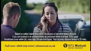 NFU Mutual Motor Insurance Advert 2020 [upl. by Dante853]