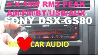 Sony DSX GS80 Review  2009 MK5 Jetta Installation [upl. by Gladdy420]