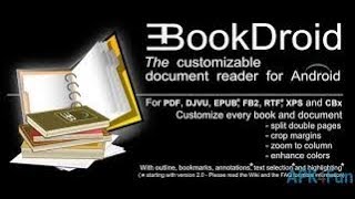 EBookDroid 250 APK  PDF amp DJVU Reader [upl. by Ariam]