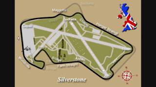 Formula One Circuit History Review 01 Silverstone HD [upl. by Charlot]