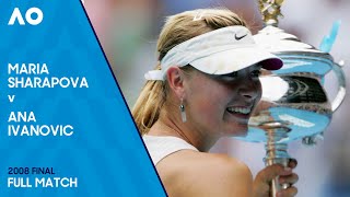 Maria Sharapova v Ana Ivanovic Full Match  Australian Open 2008 Final [upl. by Den]