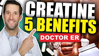 CREATINE BENEFITS — Top Health Benefits of Creatine Supplements  Doctor ER [upl. by Pantia426]