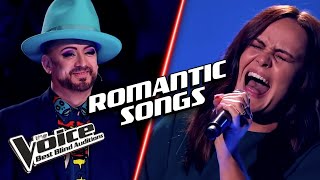 The most ROMANTIC songs of them all  The Voice Best Blind Auditions [upl. by Adahsar]