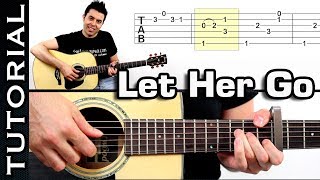 Cómo tocar LET HER GO  Tutorial completo guitarra  Guitarraviva [upl. by Bow]