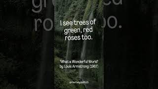 I see trees of green red roses too [upl. by Chesna]