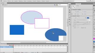 Curso Flash CS6 Capítulos 2 y 3  01 Modos de Dibujo Combinado y de Objetos [upl. by Matilde]