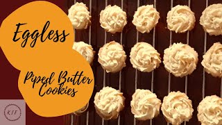 Butter Cookies Recipe  Piped Cookies  Eggless Cookies  The KIF Kitchen [upl. by Ardisj]