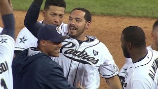 MILSD Riveras 10thinning single walks off Padres [upl. by Latonia]