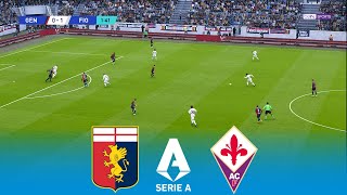 LIVE 🔴 GENOA vs FIORENTINA  Serie A 20242025 Italy League  Full Match  FL 2025 Gameplay [upl. by Nerej]