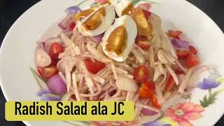 Ensaladang Labanos  Labanos Salad  Radish Salad [upl. by Laflam]