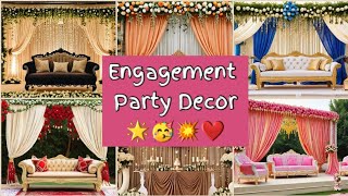 Best Engagement Decoration Ideas 2024💝  Engagement Party Decoration Wedding decoration [upl. by Chloris]