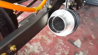 Honda Grom MSX125 Leo vince Exhaust sound [upl. by Gabrielson]