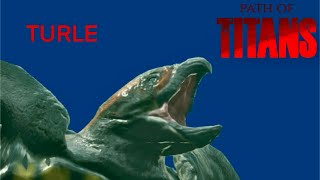 Archelon Mod Showcase Turtle  Path of Titans [upl. by Petuu81]