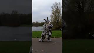 Miseo dances in Bonn in the Rheinpark furry furs fursuit furr dance fursuitdance [upl. by Popelka]