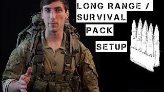 Basic Long Range  Survival Pack Setup [upl. by Alikahs]