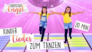 Kinderlieder zum Tanzen  Kindertanz Mix 20 Min  Bewegung für Kinder  GroßstadtEngel [upl. by Kendal]