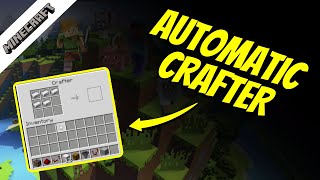 How to Make Automatic Crafter in Minecraft [upl. by Aryad]