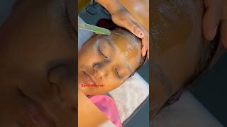 Forehead wax waxing shorts [upl. by Simone]