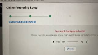 Too much background noise Proctoring Test Background Noise Error Amazon Test Now Problem Solve [upl. by Bowie841]