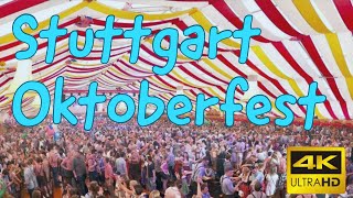 Stuttgart Oktoberfest Cannstatter Volksfest English Guide [upl. by Enerahs]