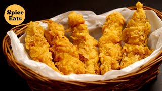 CHICKEN TENDERS RECIPE  KFC STYLE CHICKEN TENDERS  SPICY JUICY CHICKEN TENDERS [upl. by Hulbard]