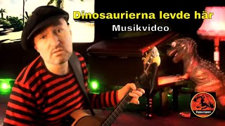 Dinosaurierna levde här  Pappa Kapsyl musikvideo för barn [upl. by Golanka]