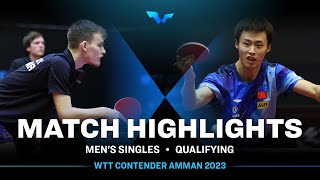 Xu Haidong vs Maciej Kolodziejczyk  MS Qual  WTT Contender Amman 2023 [upl. by Low]