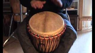 Djembe rhythms and grooves for kids Kuku Patatje Kono Yankadi Rumba [upl. by Wirth413]