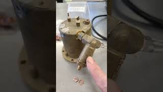 Rancilio Silvia Espresso Machine how to reposition the OPV on the boiler [upl. by Auric]