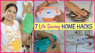 7 Life Saving HOME HACKS   Budget Sale CookWithNisha [upl. by Nirel]