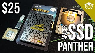 Apacer Panther 120GB SSD Unboxing Review SpeedTest [upl. by Pomona]