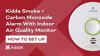 Kidde Smoke  Carbon Monoxide Alarm with Indoor Air Quality Monitor  Breathe Easier at Home [upl. by Busby]