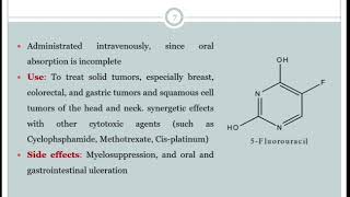 Antimetabolites Anticancer Agent Medicinal Chemistry Session 5 [upl. by Gough]