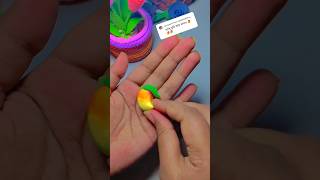 ৫ সেকেন্ডে সুপার ক্লে দিয়ে 🥭 বানানো diy howtomakeclaykitchenset craft pottery diy clayart [upl. by Eniamrehc]