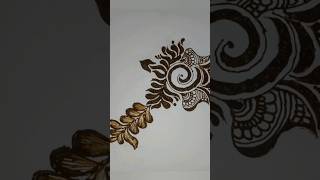 Modern brocade leaf henna design [upl. by Odidnac399]