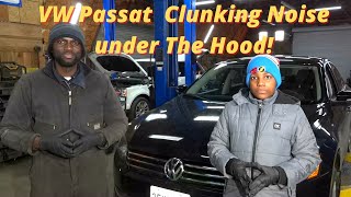 VW Passat Clunking Noise Under The Hood While Braking Transmission Mount Replacement [upl. by Gault380]