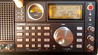 4625 KHz UVB76 a rádio fantasma da Rússia  escuta em Iguape  SP [upl. by Rosella]