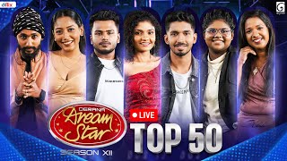 🔴 LIVE  Derana Dream Star Season 12  Top 50  Team 08   10th November 2024  TV Derana [upl. by Ylicis139]