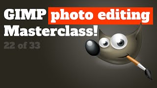 GIMP Photo Editing Masterclass  Photo Editing Project 02 [upl. by Delastre529]