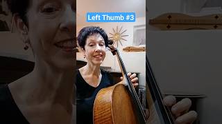 Thumb Placement on Cello neck cello celloteacher [upl. by Ayanat244]