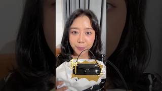 UNBOXING TAS COACH PERTAMA AKU [upl. by Ayital785]