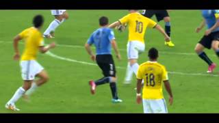 James Rodriguez Goal vs Uruguay  Best goal of world cup 2014 [upl. by Marley994]