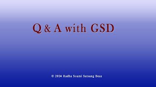 Q amp A with GSD 123 EngHinPunj [upl. by Deeann]