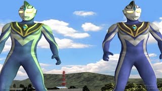 Ultraman Agul v2 amp Agul v2 TAG Battle Mode ★Play ウルトラマン FE3 [upl. by Lehsreh]