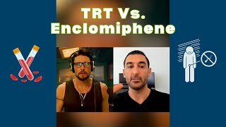 TRT Vs Enclomiphene  Difference In Bloodwork amp Symptoms [upl. by Vas]