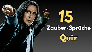 Harry Potter Quiz  15 Zaubersprüche und unverzeihliche Flüche [upl. by Mitchael72]