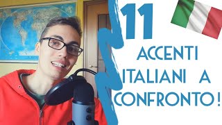 An analysis of 11 accents in Italian  IT  ITEN subs [upl. by Samtsirhc]